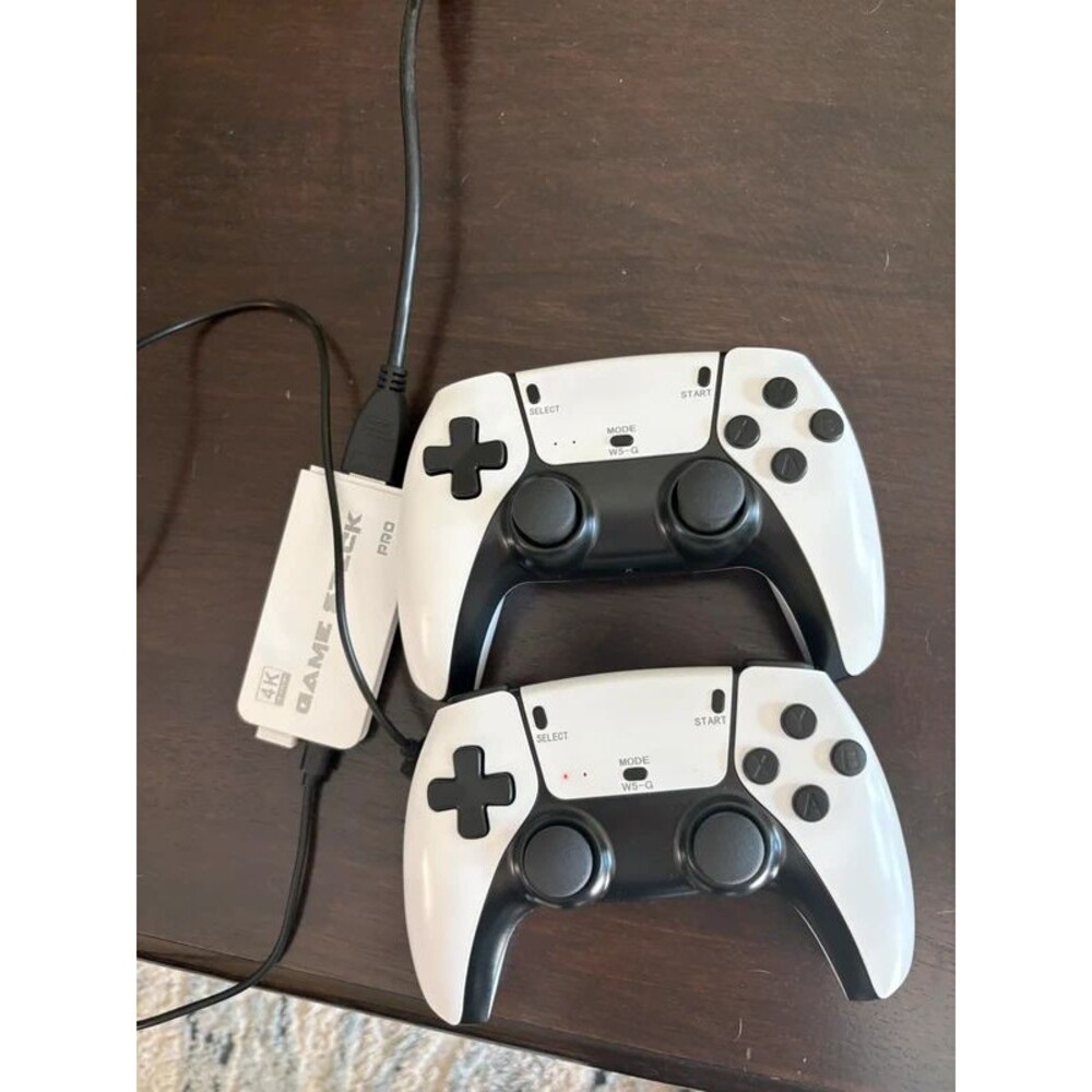 Game Stick Pro 4K Retro Game Console with 2 Wireless Controllers